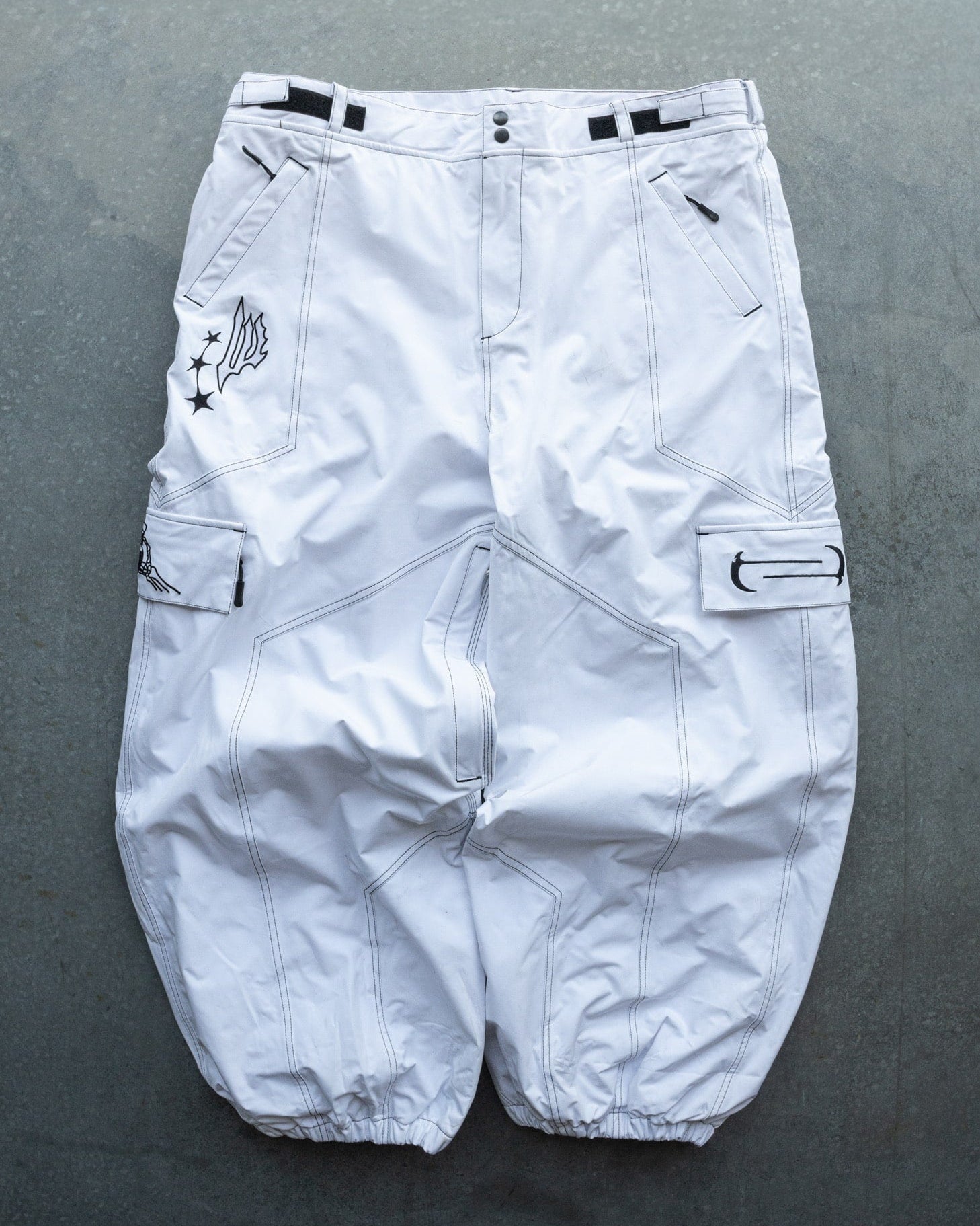 ALL WHITE - EVO BAGGY SNOWPANTS