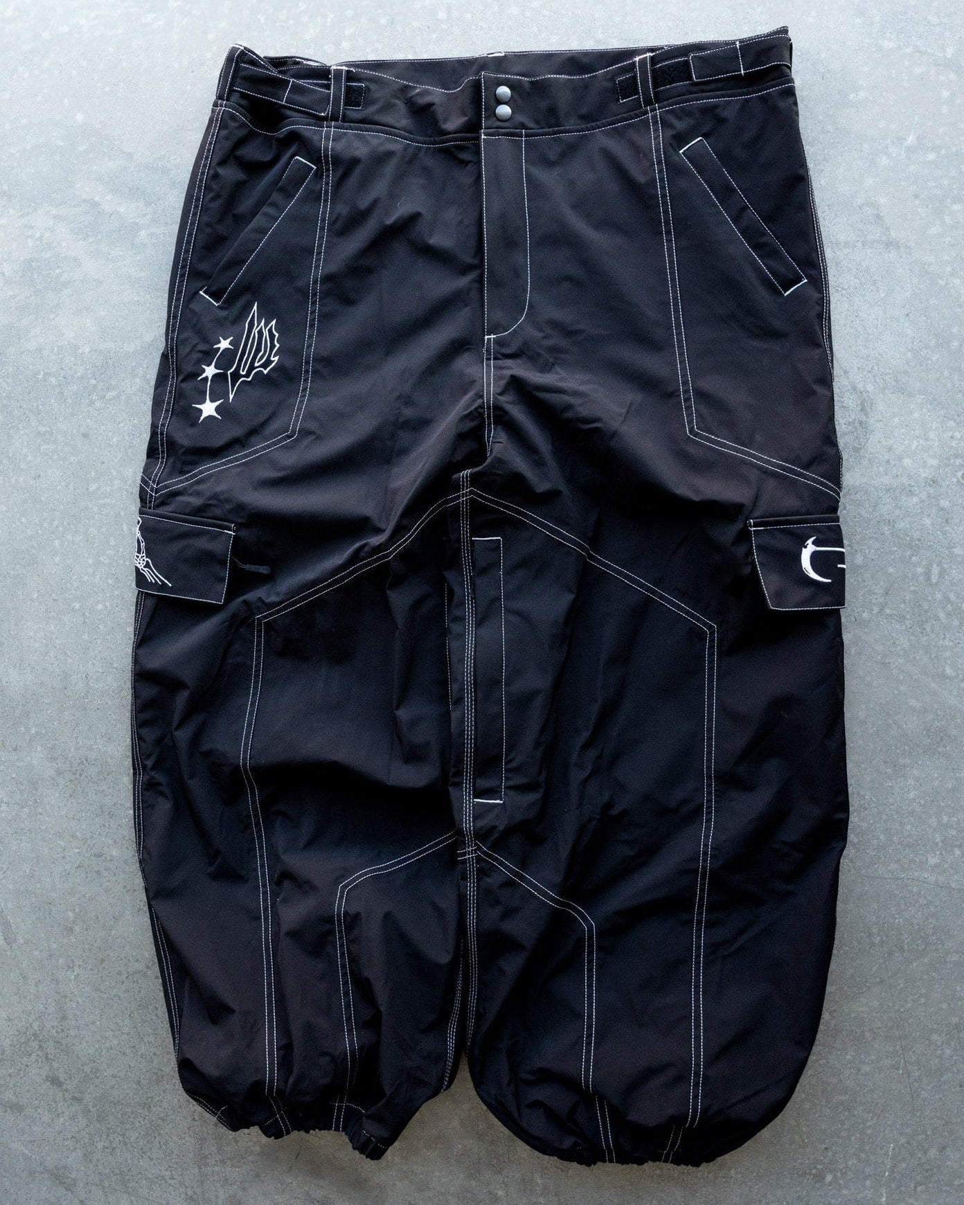 WHITE - EVO BAGGY SNOWPANTS